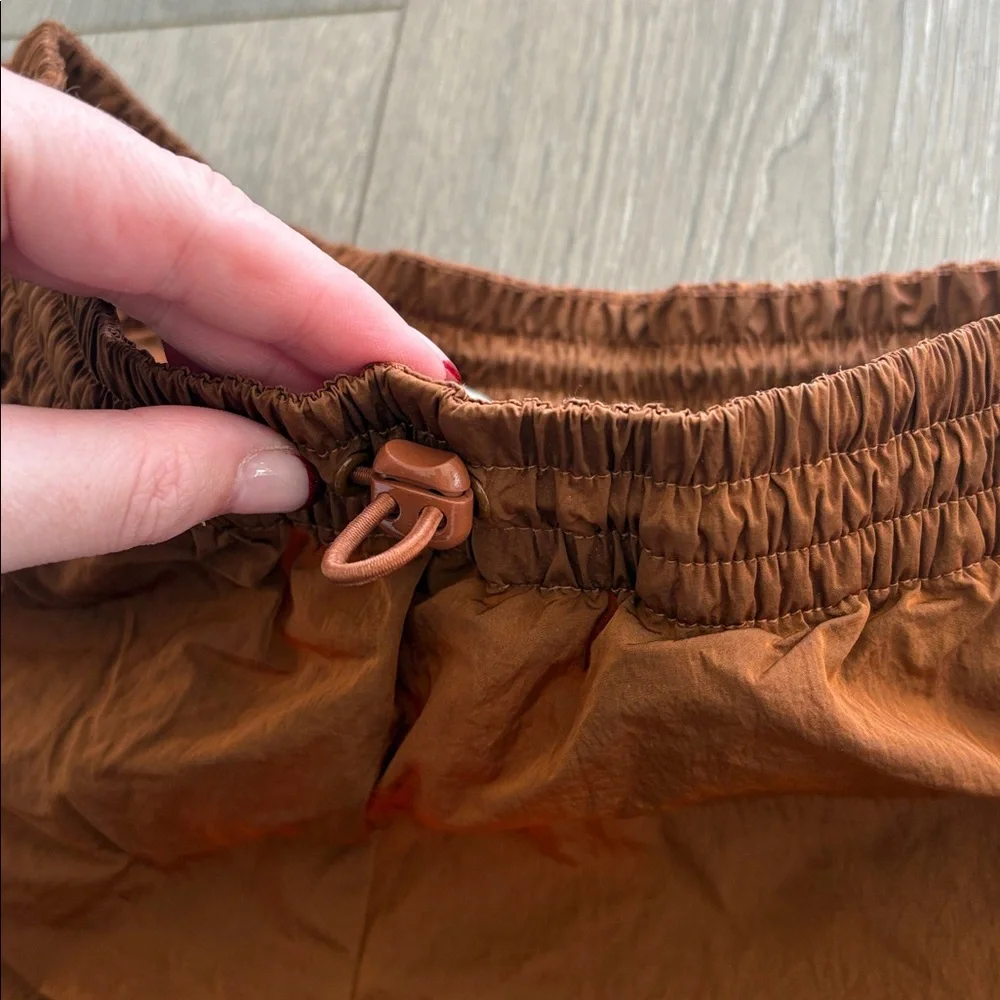Women's Athletic Shorts in Brown - Lightweight Performance